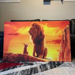 Lion king Wall Art 49” x 30” (4ft by 2.5ft) NEW! Made in Canada
